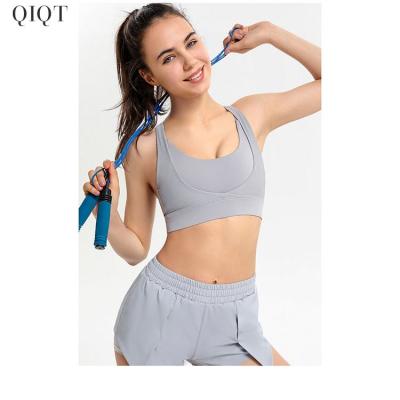 China Lowest price QUICK DRY STYLE 2021 summer spring training yoga wear Gray Bike Running Women's bra yoga for sale