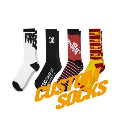 China Free Design & Mockup Cotton Crew QUICK DRY Bamboo Socks Customize Mens Socks Custom Logo Socks for sale