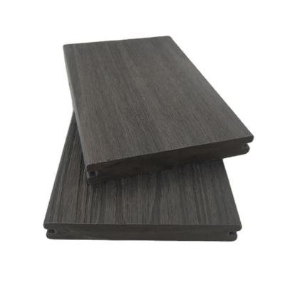 China Fully scratch decking coextrusion WPC exterior wood plastic composite decking wpc panel protection for sale