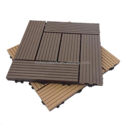 China DIY Waterproof WPC Outdoor Wood Plastic Compound Tiles DIY DIY WPC Outdoor Wood Plastic Compound Waterproof Tiles for sale