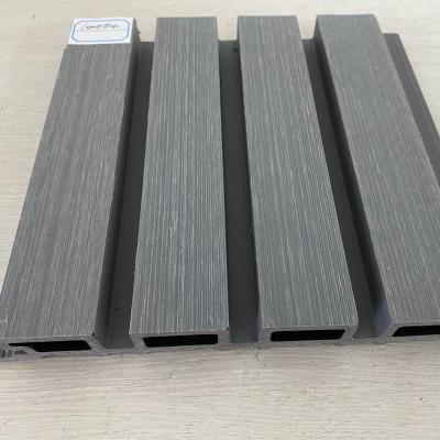 China Hot-selling Modern Light Gray Exterior Wood Plastic Composite Wall Cladding Siding / Wall / Wall Panel for sale