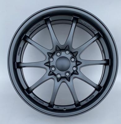 China 17 inch black spoke aluminum alloy rims deep concave car for wholesale for sale