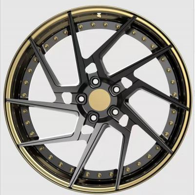 China 16inch Aluminum Deep Plate 6 Holes Wheels Rims Fit For Toyota Camry 2013 , Three Piece 16x8 Forged Wheels Rims Deep Plate for sale