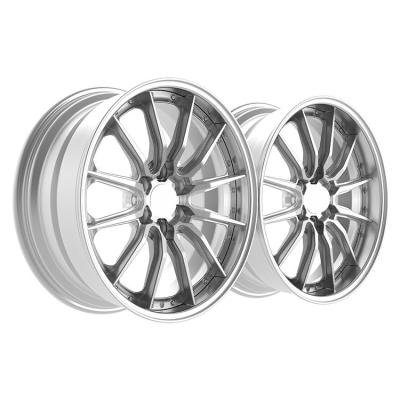 China 17inch aluminum 5 114 2 piece forged alloy wheel rims magnesium fit for toyota landcruiser for sale