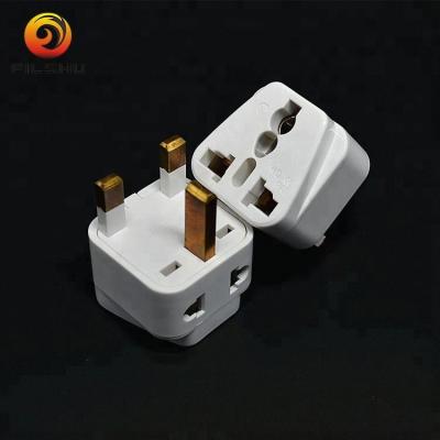 China WDI-7 Residential / General Purpose Dual Outlet Socket UK HK Singapore Electrical Plug Adapter for sale