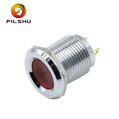 China Stainless Steel 12mm Metal 220 240v Led Indicator Light Indicator Light for sale