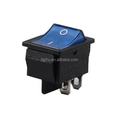 China Wholesale on-off with blue LED t85 lamp KCD4 15/30A 250VAC rocker switch for sale