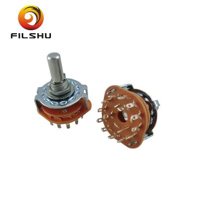 China Box 2-3-4....12 1P5T 1Poles 5 Position Band Channel Rotary Switch for sale