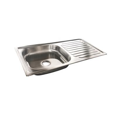 China Without Faucet First Class RV Kitchen Sink Stainless Steel Drain Panel Modern Kitchen Sink for sale