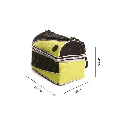 China Double Layer Waterproof Lunch Bag Multifunctional Cooler Bag With Adjustable Shoulder Strap for sale