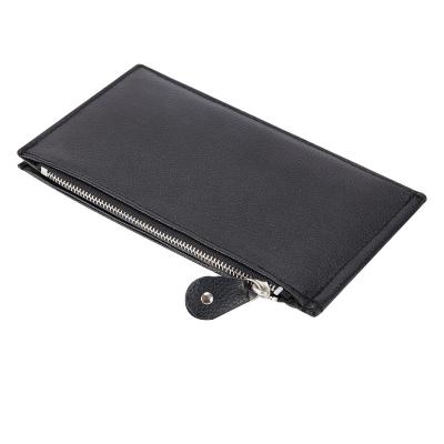 China New Fashion Leather Card Holder Anti Fraud Magnetic Wallet for sale