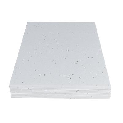 China Eco handmade biodegradable seed paper a4 and seed embedded paper, wildflower seed paper, implantable seeded paper 200gsm, for sale