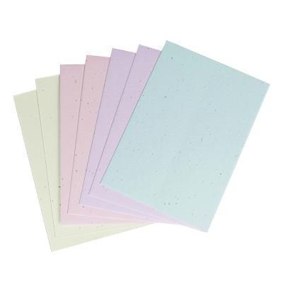 China Biodegradable Custom Seeds Available Seed Embedded Paper, Wildflower Seed Paper, Eco Color Selection Seeded Paper 250gsm for sale