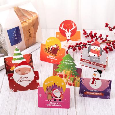 China Wholesale Hot Sale Europe Mini Christmas Cards Handmade Christmas Card With Purchase Christmas Greeting Cards for sale