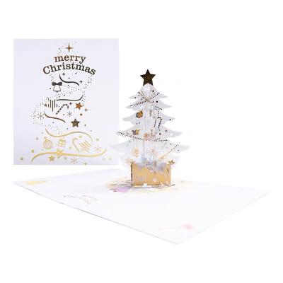 China Europe Handmade Paper Craft 3d Pop Up Christmas Cards Shop Christmas Greeting Cards Paper Greeting Cards for sale