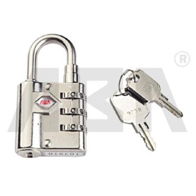 China Hot Selling 3 Dial Zinc Alloy Household Key Combination Zinc Alloy Industrial Key Padlock for sale