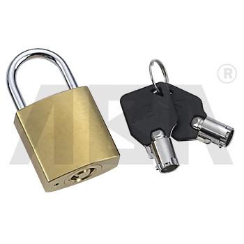 China High Security Polished Brass Brass Sports Bags Towels 30mm Master Key Padlock for sale