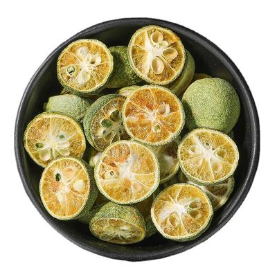 China Tea Drinks Wholesale Natural Dried green orange fruit slices for flavoured tea ingredients for sale