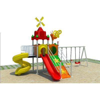 China Outdoor PE Equipment Plastic Playground Slide Kids Backyard Garden Playset Park Play Tube Slide Kids Toys Double for sale