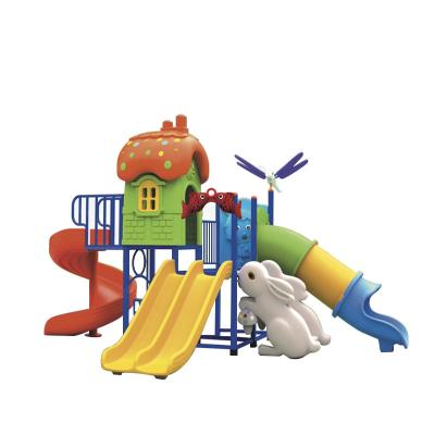 China New PE Children Small Playground Equipment Garden Slide Outdoor Plastic Kids Playground Outdoor Playground For Children for sale