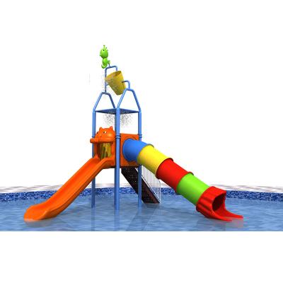 China Public PE Kids Water Park Rides Small Play Water Slide Equipment Outdoor Custom For Kids Pool Slide for sale