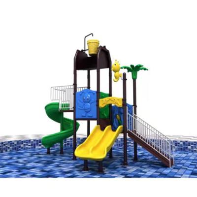 China PE Customized Children's Water Playground Amusement Playground Amusement Equipment With Water Splash Slides for sale