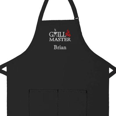 China Fashional Canvas Kitchen Heat Resistant Apron With Printing Logo Customizing for sale