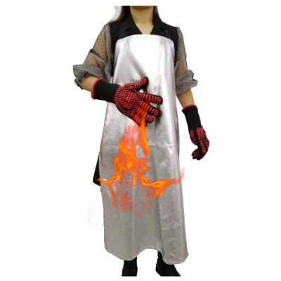 China Kitchen Fire Resistant Apron High Quality Heat Resistant Apron for sale