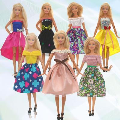 China Toy Fashion Doll Clothes Soft Evening Dress and Skirt for 11-12 in barbie dolls and 30 cm fashion dolls for sale