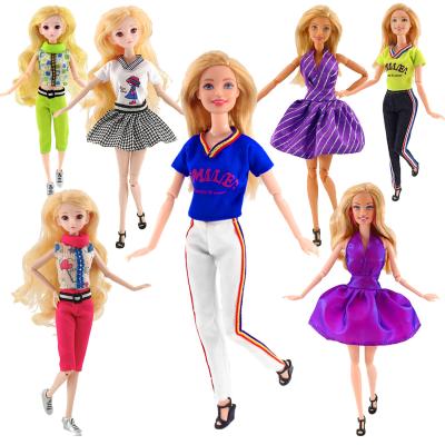 China Toy New arrival fashion soft bjd doll clothes dress outfits for 11-12 inch barbie dolls for sale