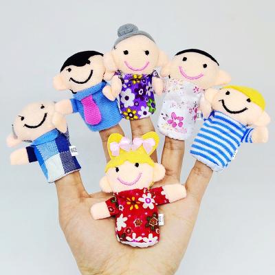 China 7cm Handmade Plush Finger Puppet Toys Birthday Gift Assortment For Kids Finger Puppet Game For Autistic Parents Of Children Speaking Story S for sale