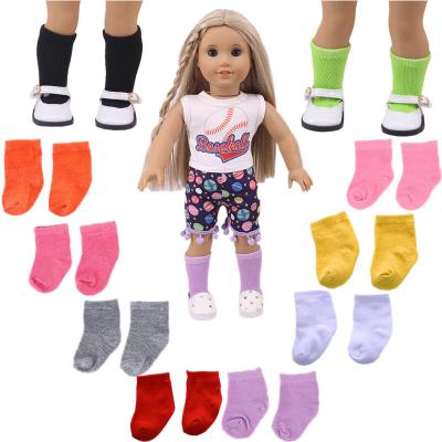 China Cartoon Toy 12 Colors Doll Socks For 18