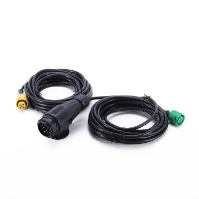 China Used Trailer Truck 13 Core RV Trailer Connector Cable 5 Pin Trailer Plug Trailer Cable Set for sale