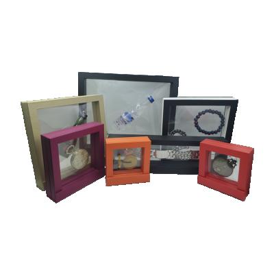 China Various Styles Recyclable Double Sided Magnetic Pegboard Display Frame Or Transparent Medal&Coin Jewelery Film Box for sale