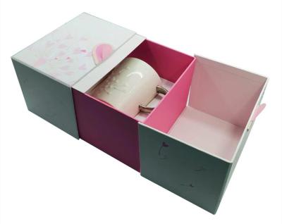 China Display& Packaging Wholesale Luxury High Quality Custom Recycled Coffee Tea Cup High End Packaging Paper Gift Box for sale