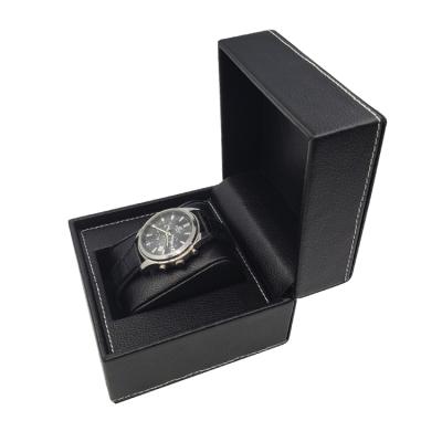 China Leather Made Structure Luxury Custom Plastic Packaging Watch Box for sale