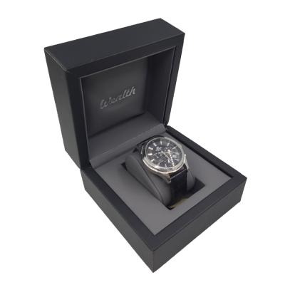 China Display& High Quality Black Custom Luxury Wooden Package Watch Box for sale