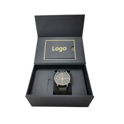 China 2020 New Design Eco-friendly Simple Cardboard Watch Box With Warranty Card for sale