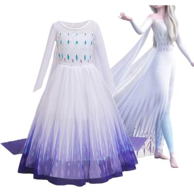 China Kids Christmas Party Performance Long Dress Kids Birthday Wear Cloth Princess Dress Halloween Anti-wrinkle Girls Costume for sale