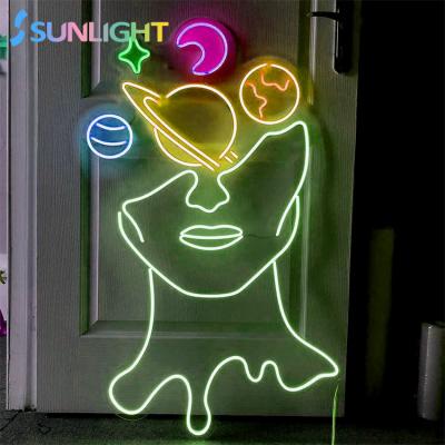 China Custom Made Neon Sign Eco-Friendly Baby Neon Light Neon Light Sign OH Newcomer OH Happy Birthday LED Neon Sign For Bedroom for sale