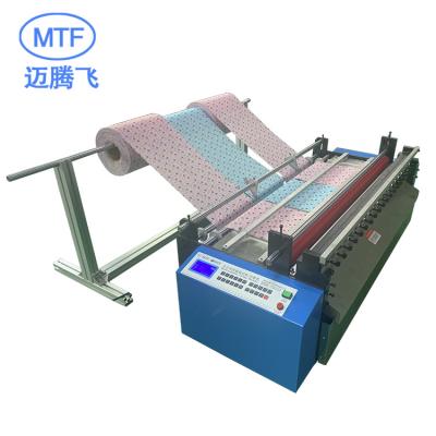 China Factory Industrial Automatic Ribbon Cloth Cutter Knife Cloth Textile Roll Slitter Cloth for sale