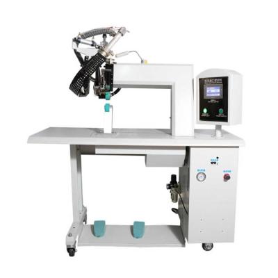 China Garment Shops 2020 Hot Air Seam Sealing Tape Machine Glue Press For Protective Clothing Surgical Gown Disposable Sleeve Sealing Machine for sale