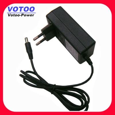 China Euro 12v / 2a Plug - In Switching Power Adapter For Cctv LED for sale