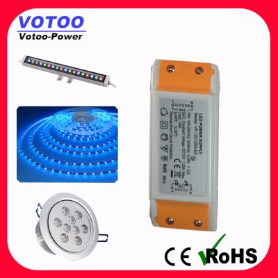 Cina 12W trasformatore costante dell'alimentazione elettrica del driver di tensione 12V 24V LED IP23 in vendita