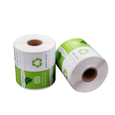 China Customized Waterproof High Quality Cheap Customized Logo Printing Self Adhesive Paper Tape Label for sale