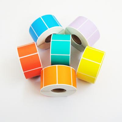 Cina Waterproof hot sale colorful vacuum heat sensitive paper direct printing stickers label roll in vendita