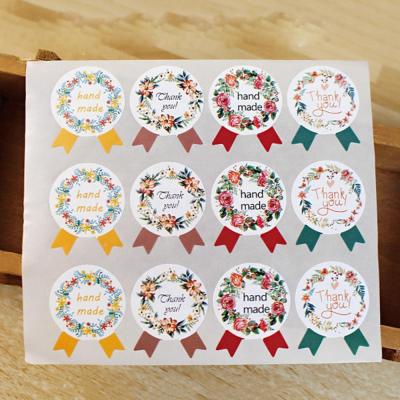 Chine Hot-sale Waterproof Sealing Gift Thank You Paper Waterproof Thank You Sticker Label à vendre