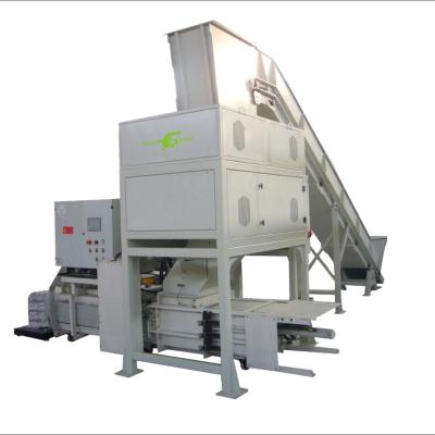 China Heavy Duty Industrial Paper/Cardboard Paper Shredder With Baler for sale