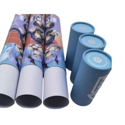 China Recyclable Custom Tube Packaging Gift Tube With Personalized Printing Paper Cans Packaging for sale