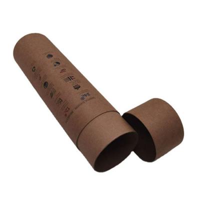 China Recyclable Custom Design Poster Tubes Cardboard Packaging For Tea for sale